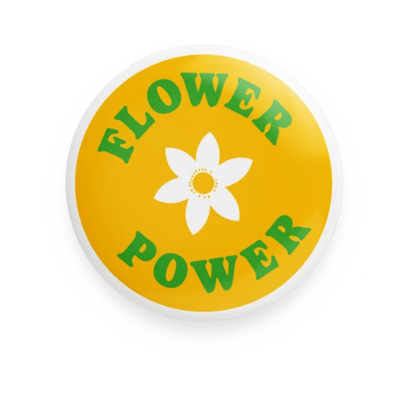 FLower Power button graphic